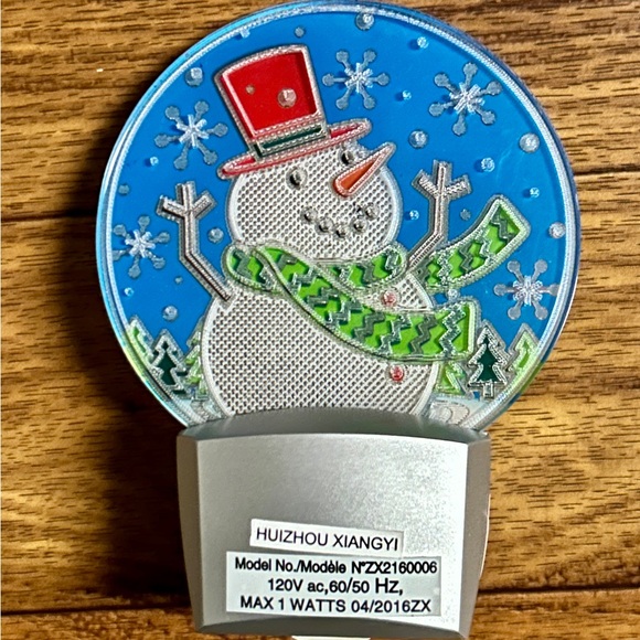 North Pole Trading Co. Other - North Pole Trading Co.~ Plug In~Twinkling Night • Snowman • New W/Video